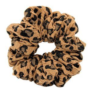 Large Leopard Print Scrunchie